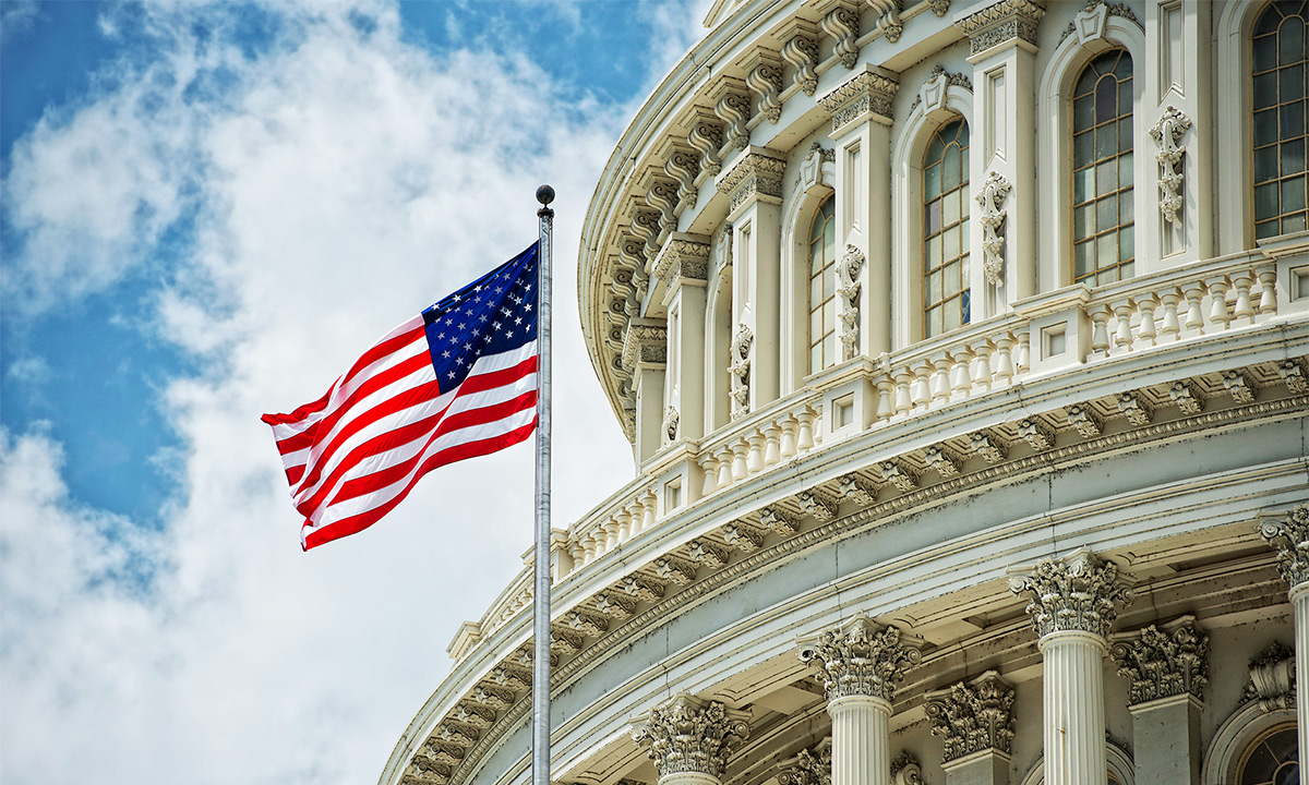 American Flag at the Capitol Building - Disaster Compliance Services